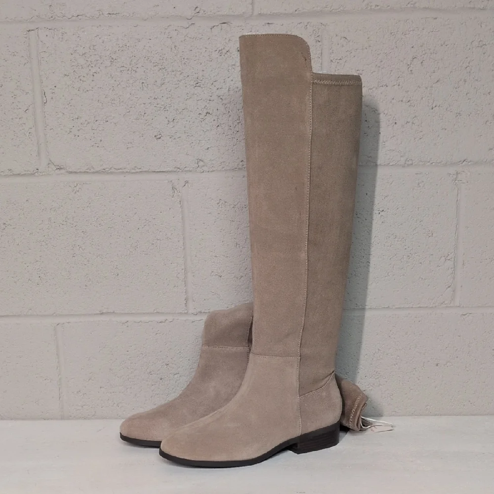 Lucky Brand Calypso Over-the-Knee Boot Suede Boot Size 9.5 NWOT, Festival-Ready